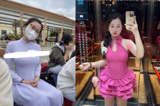 Nữ sinh đầy đặn sáng đi học tối lắc ở bar